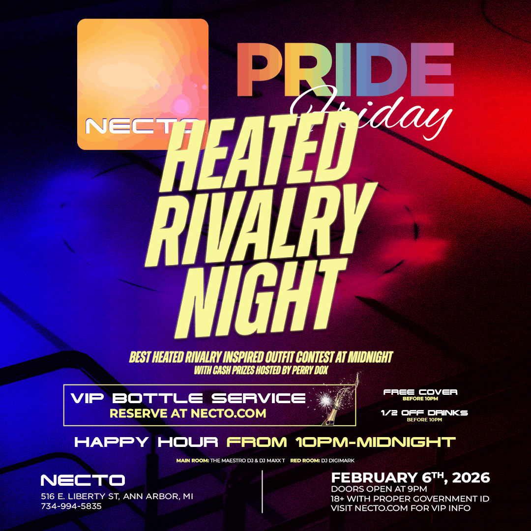 Heated Rivalry Night | Feb 06, 2026 | Necto Nightclub, Ann Arbor